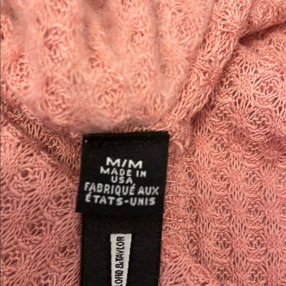 Design Lab Pink Cowl Neck Sweater - Picture 7 of 8